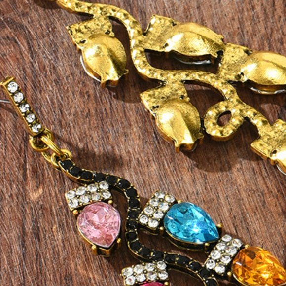 Holiday Earrings New Multicolor Dangling Retro Christmas Lights 5 Star Rated - Picture 6 of 10